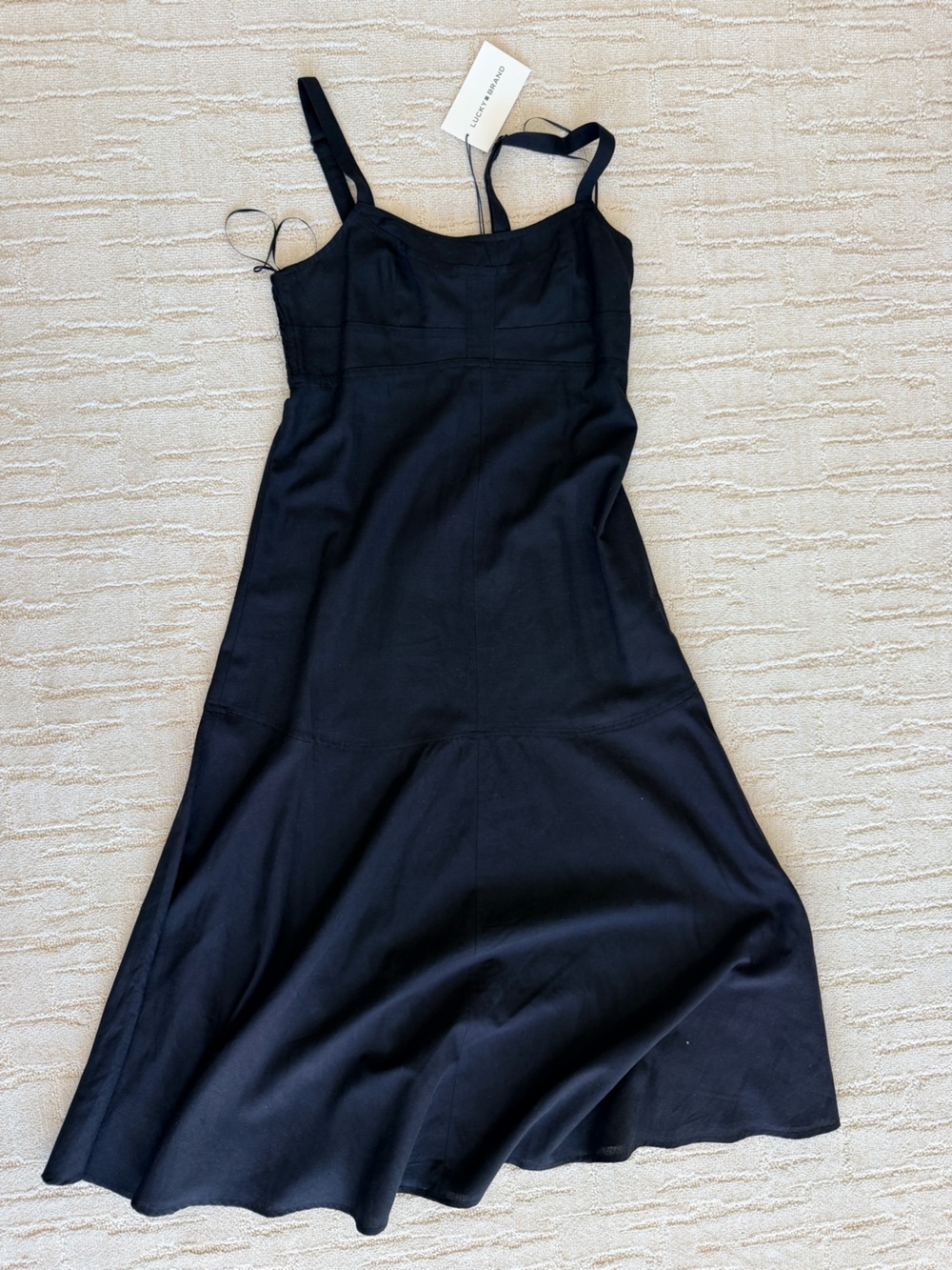 Lucky Brand Black Casual Dress